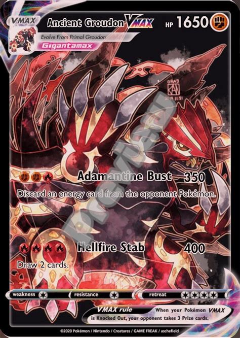 Groudon Pokemon Card