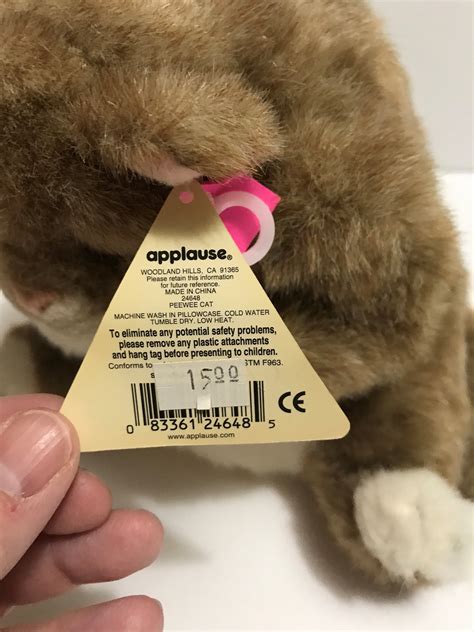 Vintage Dakin Applause Peewee Cat Kittie Plushie Stuffed Toy Etsy