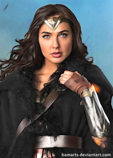 Gal Gadot Wonder Woman Detail By Bamarts On Deviantart