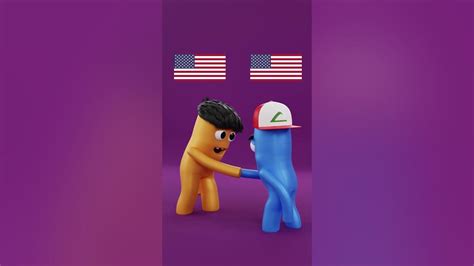 American Vs Japanese Greetings Animation Meme Shorts Youtube
