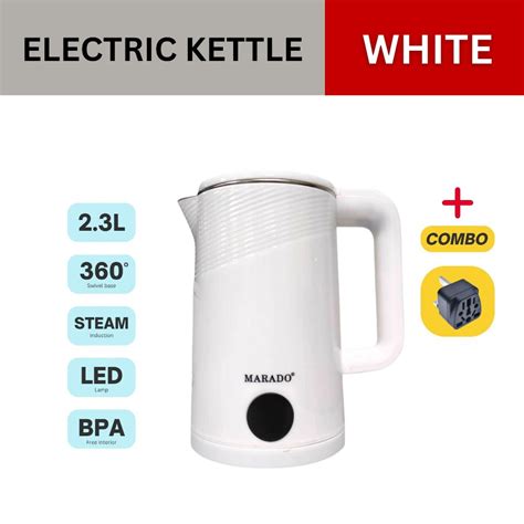 L W Electric Kettle Jug Kettle Hot Water Teko Automatic Cut Off