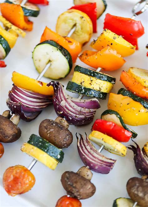 Grilled Vegetable Skewers I Heart Naptime