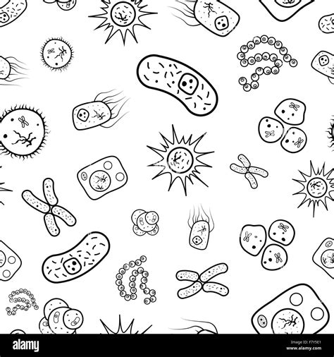 Раскраска Микроб - Открытки kартинки