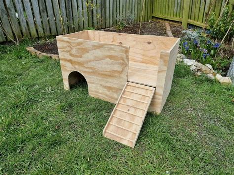 Guinea Pig House Shelter Hide Out Castle Two Tiered Play Etsy