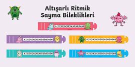 Dokuzarlı Ritmik Sayma Tırtılı teacher made Twinkl