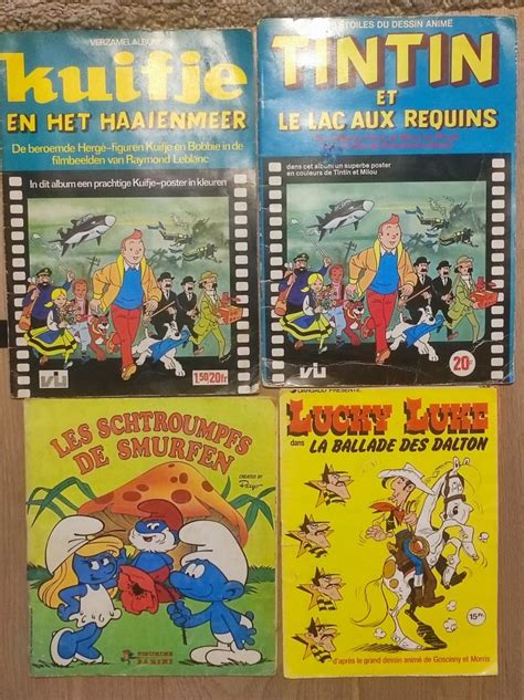 Panini Les Schtroumpfs Lucky Luke Tintin 4 Panin Et Autre