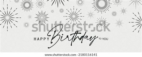 Happy Birthday Text On Funny Background Stock Vector (Royalty Free ...