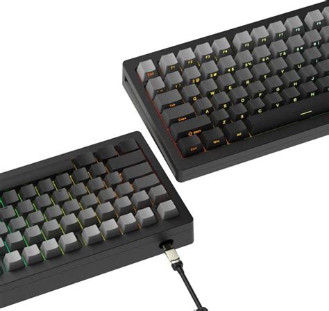 Akko Monsgeek M W Sp Grey Black Leds Rgb Hot Swap V Piano Pro Usb Bluetooth Us