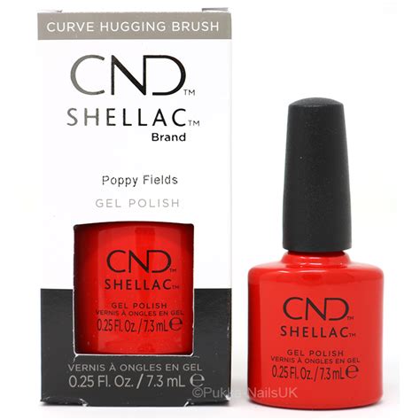 Cnd Shellac Poppy Fields Uv Gel Polish 73ml Buy Now Pukka Nails