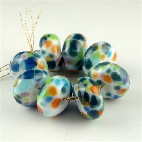 Lampwork Glass Beads Handmade Lampwork Bead Set Jewelry