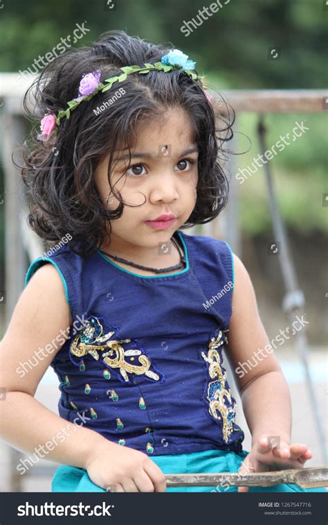 Cute Indian Baby Girl Stock Photo 1267547716 | Shutterstock