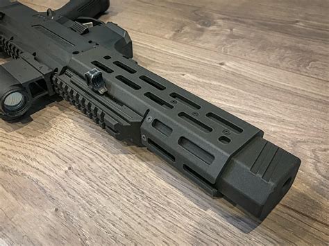 Stl File Scorpion Evo Strike Style Mlok Handguard D Printer Model To