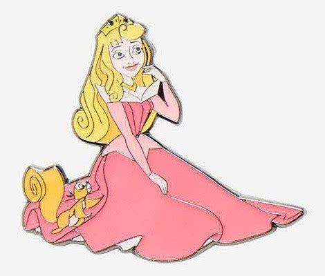 Aurora Hot Topic Disney Princess Sitting Blind Box Loungefly Disney Pin