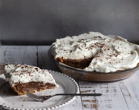 Salted Caramel Chocolate Cream Pie Hungry Enough To Eat Six