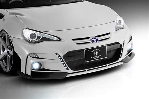 Rowen Front Bumper Without Led Half Carbon For Toyota Scion