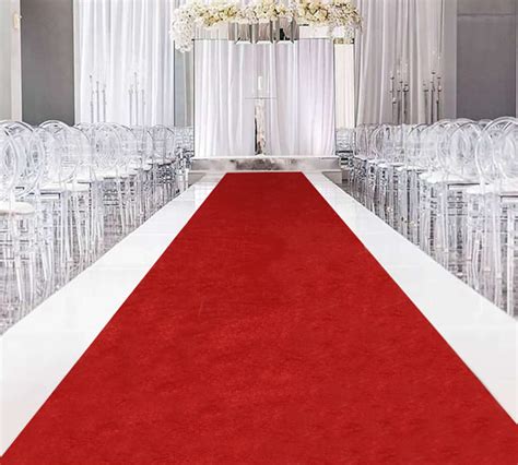 Buy Aisle Runner For Wedding Red Aisle Runner 2ftx15ft Velvet Aisle