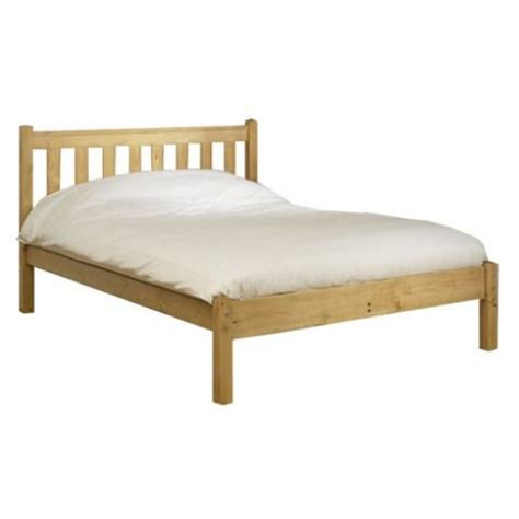 STRONG Double Pine Bed 4ft 6 Double Bed Frame Solid Pine Complete