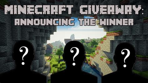 Minecraft Giveaway Announcing The Winner Youtube