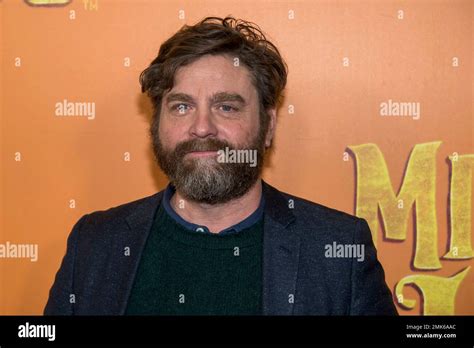 Zach Galifianakis Attends The Premiere Of Missing Link At Regal