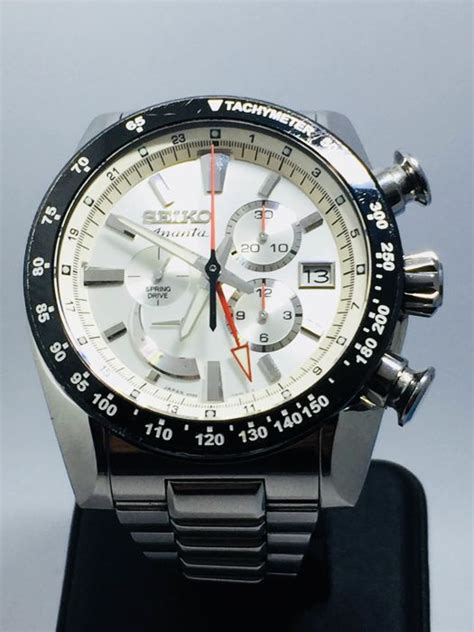 Seiko - Ananta Spring Drive Chronograph GMT - Men - - Catawiki