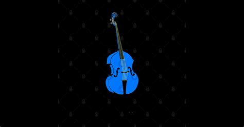 Blue Double Bass Blue Sticker Teepublic