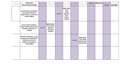 Horarios con aulas page 0006 Escuela de Filosofía