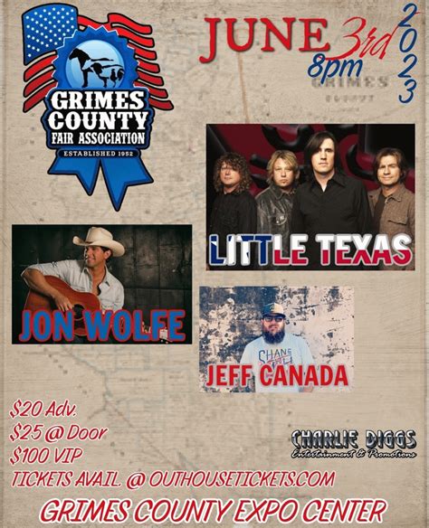 Grimes County Fair With Little Texas Jon Wolfe Jeff Canada Grimes