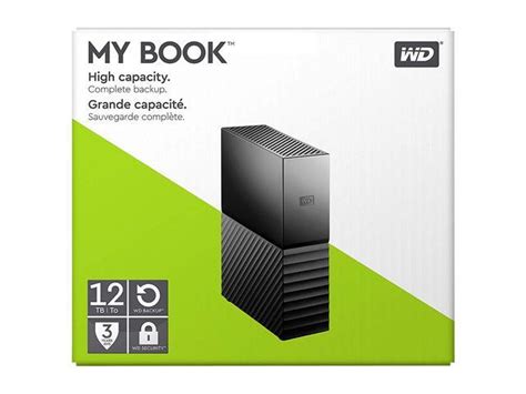 12TB MY BOOK (WDBBGB0120HBK-NESN)