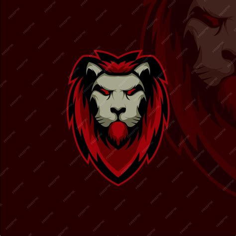 Premium Vector Lion Head Logo Esport