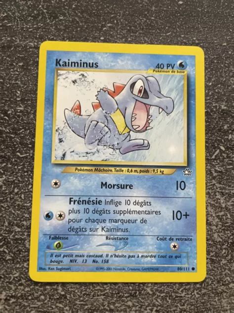 KAIMINUS COMMUNE Pokémon 80 111 Neo Genesis Édition 2 Proche Du Neuf