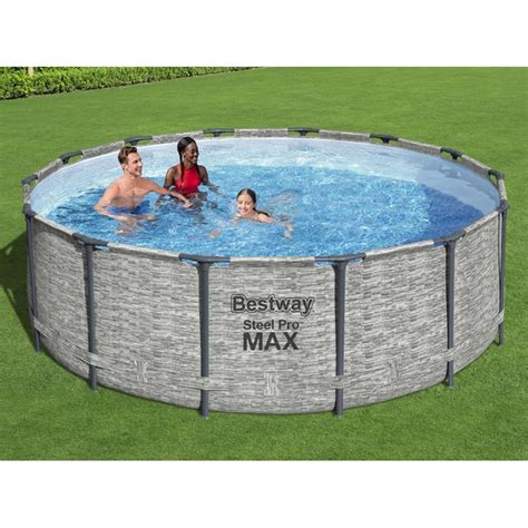 Bestway Steel Pro Max Frame Pool Komplett Set X Cm Mit