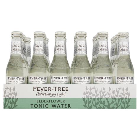 Fever Tree Refreshingly Light Elderflower Tonic Water 24 X 200ml Bb