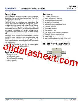 FS1025 Datasheet(PDF) - Renesas Technology Corp