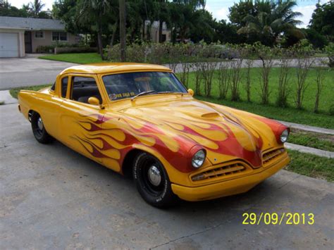 Studebaker CHAMPION Coupe Yellow For Sale STUDEBAKER CHAMPION CUSTOM HOT ROD