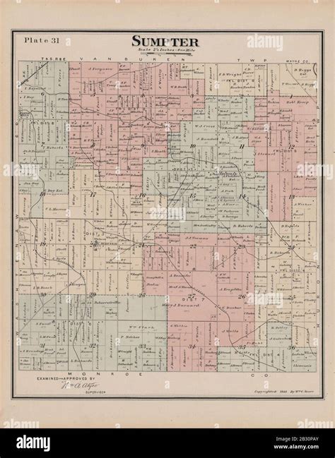 General Official Atlas Of Wayne County Michigan Containing General Maps Of Wayne County And