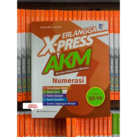 Jual Buku Erlangga X Press Akm Asesmen Kompetensi Minimum Sd Mi