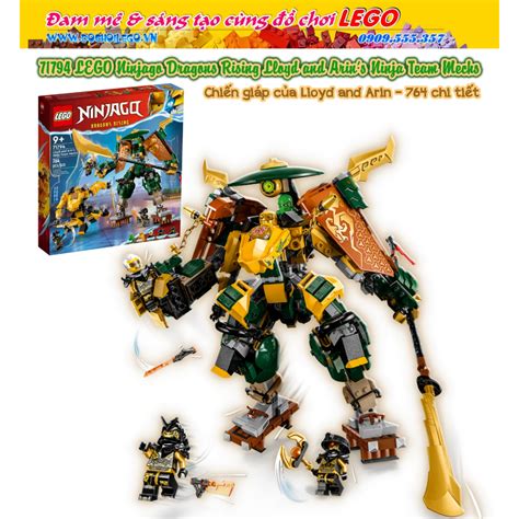 71794 Iego Ninjago Dragons Rising Lloyd And Arin S Ninja Team Mechs