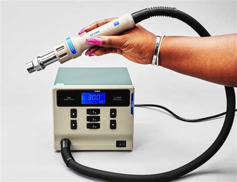New Product Lead Free Hot Air Gun Soldering Rework Station W Four Nozzles Atten St D