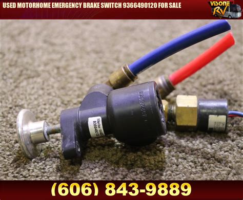 Rv Components Used Motorhome Emergency Brake Switch 9366490120 For Sale Switches Emergency