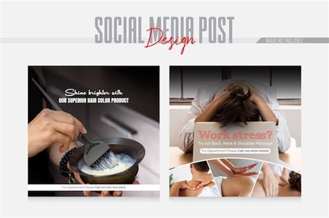 Premium Vector Beauty And Spa Social Media Salon Post Template