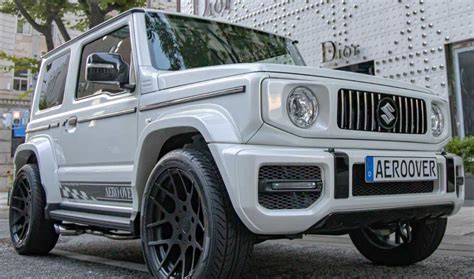 Suzuki Jimny Transformed Into A Mercedes Benz G Wagon Clone