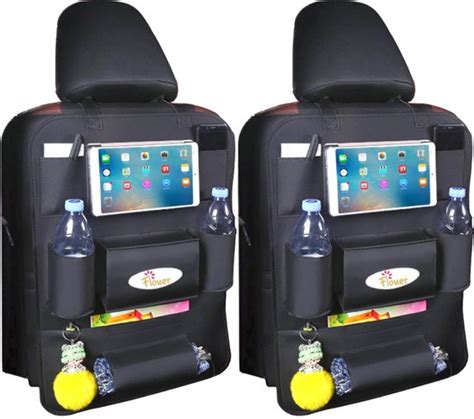 Luxe Autostoel Organizer Met Tablet Houder Auto Organiser Ipad