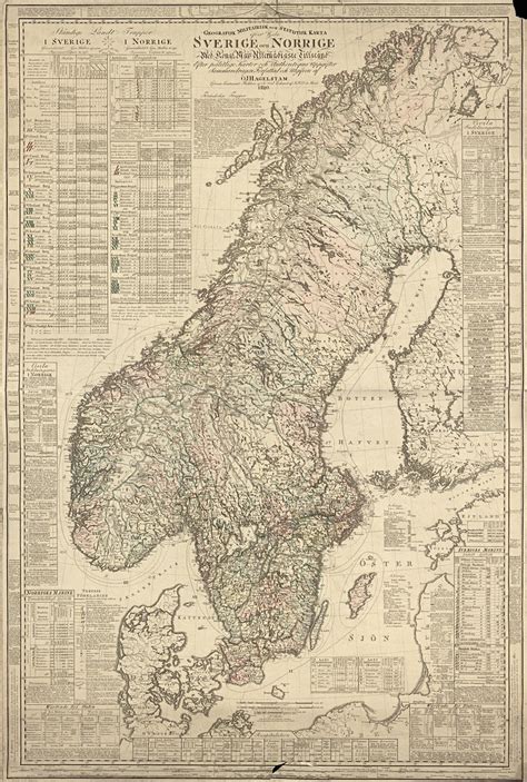 Geografisk, militarisk och statistisk Karta öfver hela Sve… | Flickr