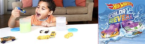 Amazon Hot Wheels Set Of 2 Color Reveal Cars Or Trucks In 1 64 Scale Surprise Reveal