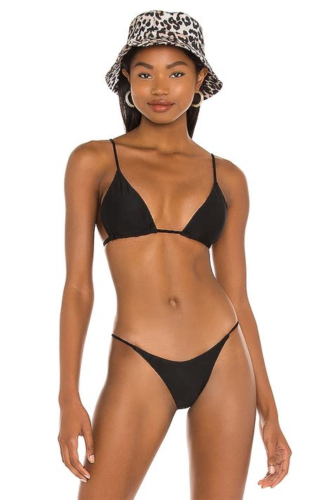 It S Now Cool The String Bikini Top In Black REVOLVE