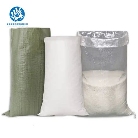 Polypropylene Laminated Packaging 25kg 50kg Grain Millet Rice Food