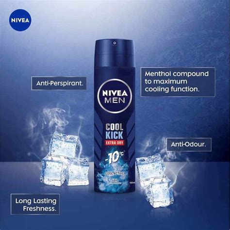 Nivea Men Cool Kick Spray 150ml NIVEA Guardian Singapore