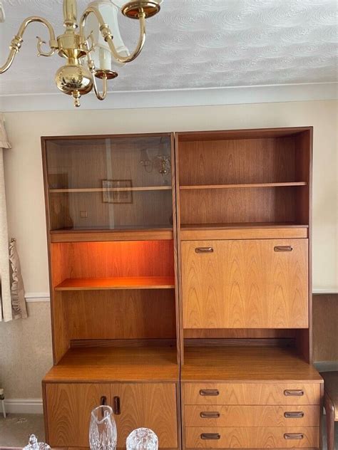 Retro G Plan Teak Retro Wall Units X Dresser And X Drinks Cabinet