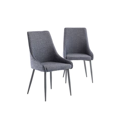 Rovigo Dining Chair Grey Fabric Homemakers