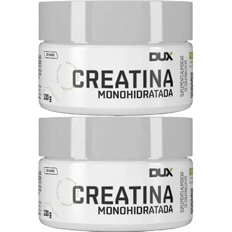 Kit 2x Creatina Monohidratada 100g Sem Sabor Dux Nutrition Otimanutri